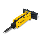 300ft-lbs  Hydraulic Mini Skid Steer Concrete Breaker Hammer Attachment thumbnail 2