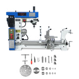 1 HP 16''x32'' Multi-Function Metal Lathe Milling Machine Head for Metalworking – Lathe, Drilling, and Milling Operations with Powerful Motor, Perfect for DIY, Workshops, and Professional Metalworking Projects without Stand CLM1632 thumbnail 1