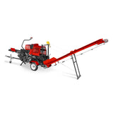 Firewood Log Splitter Processor with Conveyor,  20ton Splitting Force 22.5" x 15" Log Capacity,  18" Chainsaw,  HLS20 thumbnail 14