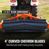 80" Crimper Roller 3 Point Hitch Tractor Attachment Agriculture Equipment,  CR82 thumbnail 3