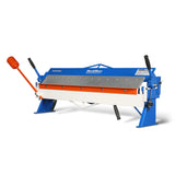 48" Manual Pan and Box Brake - 16 Gauge Mild Steel Capacity, 135° Bending Angle, 16 Precision Fingers, Durable Construction for Accurate Bends" thumbnail 1