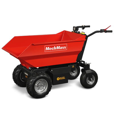 1100lb Loading 1000W DC Motor 48V Battery Powered Hydraulic Tipping Dump Cart,  EH50