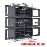 20-60% RH Electronic Dry Cabinet 1430L ESD Desiccator Cabinet Low Humidity Storage,  EDC1430A-6 thumbnail 2