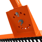 72" Landscape Rake with Bolt-On Wheels & 36 Tines 3 Point Hitch Tractor Attachment, LR72W thumbnail 19