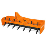 84" Box Blade Scraper with 7 Shanks 3 Point Hitch Tractor Attachment,  BB84 thumbnail 1