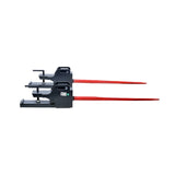 MechMaxx 43" Clamp-On Hay Bale Spear 1100lbs Capacity for Tractor Skid Steer Loader thumbnail 2