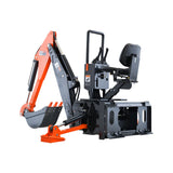Skid Steer Backhoe 8ft Digging Depth, 16” Bucket Included,70°  Left/Right Swivel Rotation SBH50 thumbnail 6