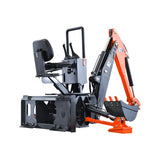 Skid Steer Backhoe 8ft Digging Depth, 16” Bucket Included,70°  Left/Right Swivel Rotation SBH50 thumbnail 7
