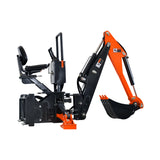 Skid Steer Backhoe 8ft Digging Depth, 16” Bucket Included,70°  Left/Right Swivel Rotation SBH50 thumbnail 8