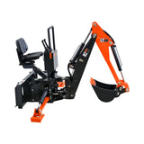 Skid Steer Backhoe 8ft Digging Depth, 16” Bucket Included,70°  Left/Right Swivel Rotation SBH50 thumbnail 9