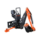 Skid Steer Backhoe 8ft Digging Depth, 16” Bucket Included,70°  Left/Right Swivel Rotation SBH50 thumbnail 10