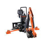 Skid Steer Backhoe 8ft Digging Depth, 16” Bucket Included,70°  Left/Right Swivel Rotation SBH50 thumbnail 11