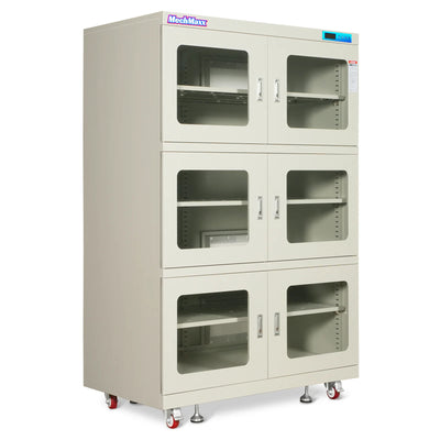 1-10% RH Electronic Dry Cabinet 1430L ESD Desiccator Cabinet Ultra-Low Humidity Storage,  White,  EDC1430CW-6