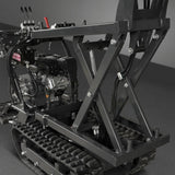 1100lbs Capacity E-Start 10HP 302cc Gas Engine Tracked Dumper Hydraulic Tipping and Lifting with Front Shovel ,  D50HTFL thumbnail 15