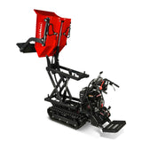 1100lbs Capacity E-Start 10HP 302cc Gas Engine Tracked Dumper Hydraulic Tipping and Lifting with Front Shovel ,  D50HTFL thumbnail 24