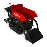 1100lbs Capacity E-Start 10HP 302cc Gas Engine Tracked Dumper Hydraulic Tipping and Lifting with Front Shovel ,  D50HTFL thumbnail 27