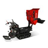 1100lbs Capacity E-Start 10HP 302cc Gas Engine Tracked Dumper Hydraulic Tipping and Lifting with Front Shovel ,  D50HTFL thumbnail 20