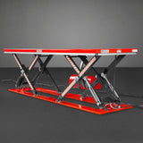 Stationary Electric Hydraulic Parallel Double Scissor Lift Table 3300lb Capacity,  108.3" x 31.5" Platform,  33.9" Lift Height,  UL Certified Motor,  ELT33P thumbnail 13