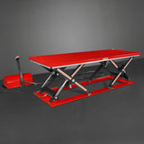 Stationary Electric Hydraulic Parallel Double Scissor Lift Table 6600lb Capacity,  112.9" x 39.4"Platform,  34.3"Lift Height, UL Certified Motor,  ELT66P thumbnail 12