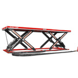 Stationary Electric Hydraulic Parallel Double Scissor Lift Table 6600lb Capacity,  112.9" x 39.4"Platform,  34.3"Lift Height, UL Certified Motor,  ELT66P thumbnail 17