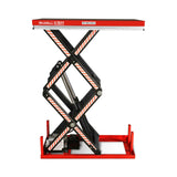 2200 lbs Capacity Stationary Electric Hydraulic Double Scissor Lift Table - 51.2" x 32.3" Platform,  70.1" Lift Height,  UL Certified Motor,  ELTD22 thumbnail 6