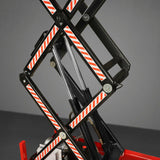 2200 lbs Capacity Stationary Electric Hydraulic Double Scissor Lift Table - 51.2" x 32.3" Platform,  70.1" Lift Height,  UL Certified Motor,  ELTD22 thumbnail 11