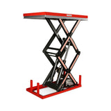 2200 lbs Capacity Stationary Electric Hydraulic Double Scissor Lift Table - 51.2" x 32.3" Platform,  70.1" Lift Height,  UL Certified Motor,  ELTD22 thumbnail 14
