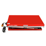 2200 lbs Capacity Stationary Electric Hydraulic Double Scissor Lift Table - 51.2" x 32.3" Platform,  70.1" Lift Height,  UL Certified Motor,  ELTD22 thumbnail 15