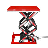 4400lbs Capacity Stationary Electric Hydraulic Double Scissor Lift Table,  51.2" x 33.5" Platform,  70.1" Lift Height,  UL Certified Motor,  ELTD44 thumbnail 1