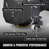 3300lbs Lithium-ion Electric Pallet Jack,  45"x27" Fork,  24V 40Ah Battery,  Walkie Type Truck,  EPT33 thumbnail 8