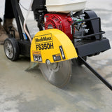 Honda GX160 Walk-Behind Concrete Floor Saw, 14 in Blade, 4 in Cutting Depth, FS350H thumbnail 11