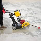 Honda GX160 Walk-Behind Concrete Floor Saw, 14 in Blade, 4 in Cutting Depth, FS350H thumbnail 9