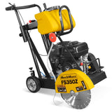 5.8 HP Walk-Behind Concrete Floor Saw, 14 in Blade, 4 in Cutting Depth, FS350Z thumbnail 1
