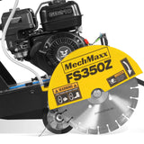 5.8 HP Walk-Behind Concrete Floor Saw, 14 in Blade, 4 in Cutting Depth, FS350Z thumbnail 11