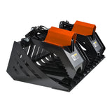 72” Skid Steer Skeleton Rock Bucket Grapple Rake, SSG72 thumbnail 3