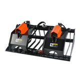 72” Skid Steer Skeleton Rock Bucket Grapple Rake, SSG72 thumbnail 5