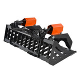72” Skid Steer Skeleton Rock Bucket Grapple Rake, SSG72 thumbnail 9
