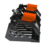 72” Skid Steer Skeleton Rock Bucket Grapple Rake, SSG72 thumbnail 10