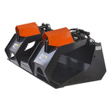 72” Skid Steer Solid Bottom Grapple Bucket, 38.5in Grab Opening, 3000lbs Capacity , SWG72 thumbnail 6