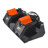 72” Skid Steer Solid Bottom Grapple Bucket, 38.5in Grab Opening, 3000lbs Capacity , SWG72 thumbnail 4