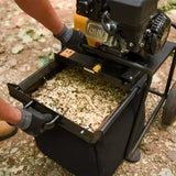 212cc 7hp Gas Powered 3" Wood Chipper with Collection Bag, GC75 thumbnail 2