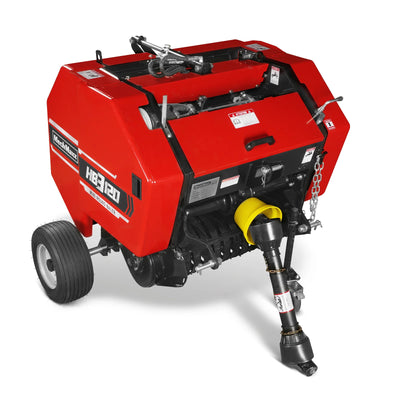 3-Point PTO Mini Round Hay Baler With Twine Wrap,   20" Diameter x 28" Width Bales,  For 15-50hp Tractor,  HB3120