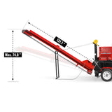 Firewood Log Splitter Processor with Conveyor,  20ton Splitting Force 22.5" x 15" Log Capacity,  18" Chainsaw,  HLS20 thumbnail 3