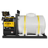 4000 PSI 4 GPM ZONSEN E-Start Engine Hot Water Pressure Washer Skid Mounted with 245 Gal Tank,  HPW40DBT thumbnail 20