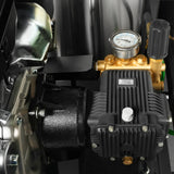4000 PSI 4 GPM ZONSEN E-Start Engine Hot Water Pressure Washer Skid Mounted with 245 Gal Tank,  HPW40DBT thumbnail 6