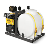4000 PSI 4 GPM ZONSEN E-Start Engine Hot Water Pressure Washer Skid Mounted with 175 Gal Tank,  HPW40DT thumbnail 18