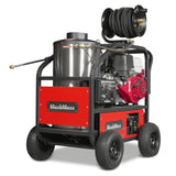 4000 PSI 4 GPM HONDA E-Start Engine Hot Water Pressure Washer with Hose Reel,  HPW40H thumbnail 1