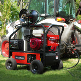 4000 PSI 4 GPM HONDA E-Start Engine Hot Water Pressure Washer with Hose Reel,  HPW40H thumbnail 6
