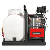 4000 PSI 4 GPM HONDA E-Start Engine Hot Water Pressure Washer Skid Mounted with 175 Gal Tank,  HPW40HT thumbnail 14