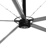 24FT HVLS Industrial Ceiling Fan 208-240V 1Ph - Energy Efficient Large Area Air Circulation Fan for Warehouses & Factories,  24FT1PH thumbnail 19